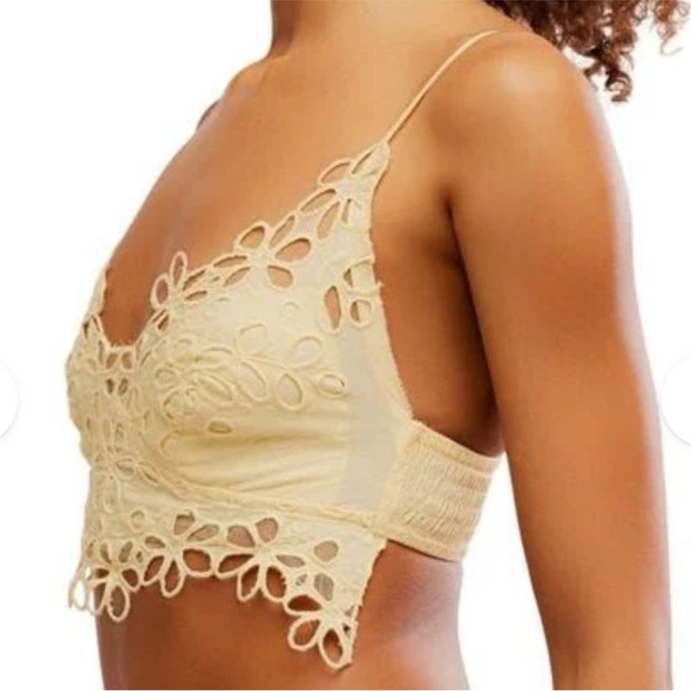 Free People Asteria Bralette in Banana Cream Size XS, S, M & L $48 Retail NWT - Picture 2 of 12